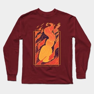 Burning Flask of Embers Long Sleeve T-Shirt